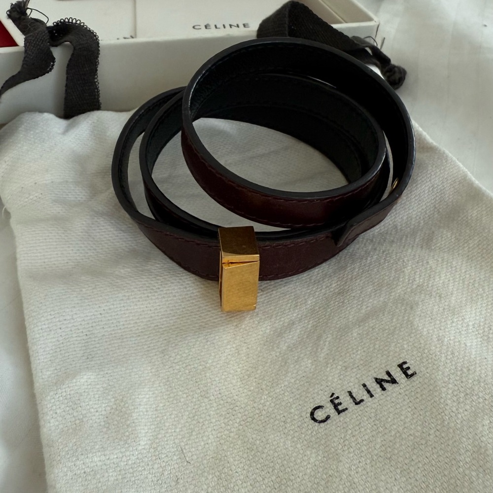 Celine Brown and Gold Bracelet - Picture 2 of 4